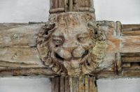 Kersey, St Mary's Church, Lion roof boss