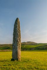 Morning light on the Kilbride STanding Stone
