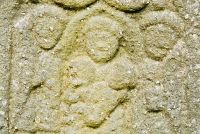 Mary and Christ carving