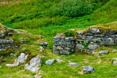 Inside the dun looking towards the entrance