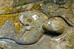 Figure of a praying priest