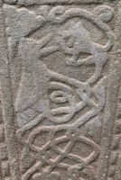 Beasts with interlace pattern