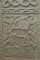 Carved animal figures