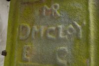 D McCloy grave slab