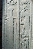 Kilmory Knap Chapel, Sword and mythical beast