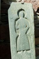 Kilmory Knap Chapel, Incised figure of knight