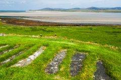 Grave slabs overlooking Loch Gruinart