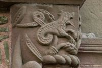 Kilpeck Church, South door capital