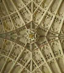 Tudor rose ceiling boss