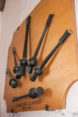 Early 18th century bell clappers display