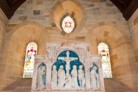 Kirby Grindalythe, St Andrew's Church, Redfern reredos