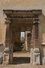 Kirby Hall, Inner courtyard doorways