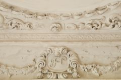 Kirby Hall, Elizabethan plasterwork detail