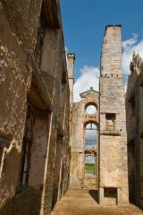 Kirby Hall, West Range ruins