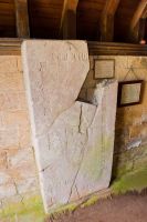 Kirby Underdale, All Saints Church, 16th century grave slab