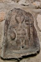 Kirby Underdale, All Saints Church, Roman carving of Mercury