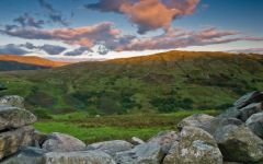 Sunset across Stock Ghyll