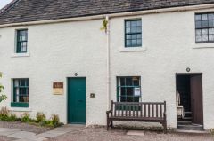 The main house entrance