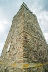 The memorial from below