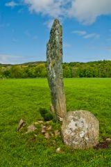 The central stone in the X