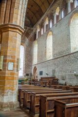 Inside the priory church