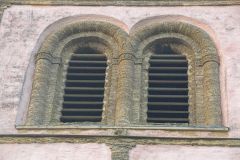 Saxon windows in the central tower