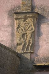 Saxon carving on the tower