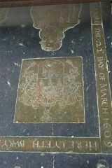 Medieval memorial brass