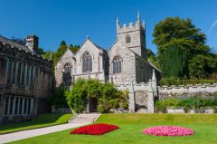 Formal gardens and the church