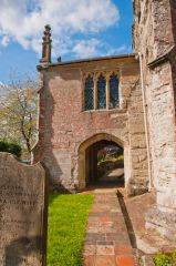 Lapworth, St Mary's Church, West porch 2
