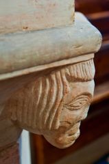 Lapworth, St Mary's Church, Font carving 2
