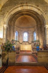 The east end and apse