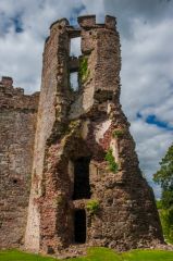 Remains of a ruined tower