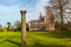 Lauriston Castle, A neo-classical column on the lawn