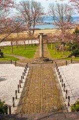 Lauriston Castle, Steps in the Japanese gardens