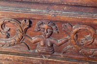 Laxfield, All Saints, Carved panel