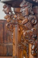 Laxfield, All Saints, Reading desk carved support