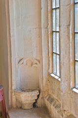 13th century piscina and sedilia