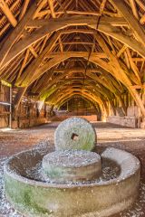 An apple crushing quern