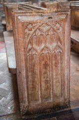 Leigh on Mendip, St Giles Church, Late 14th century bench ends