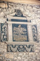 Leigh on Mendip, St Giles Church, Hannah Moore memorial, 1722