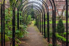 The rear garden entrance