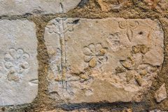 More grafitti left by medieval pilgrims