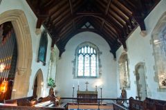Looking down the nave