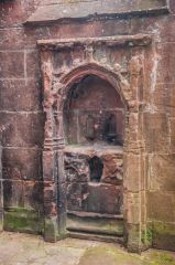 Lincluden Collegiate Church, The 15th century piscina