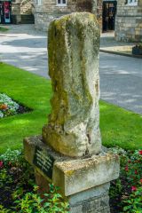 Remains of the 13th century Lincoln Eleanor Cross