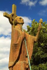 St Aiden statue