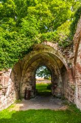 The vaulted slype passage