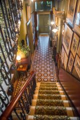 The first floor hall