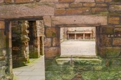 Passage between the kitchen and great hall